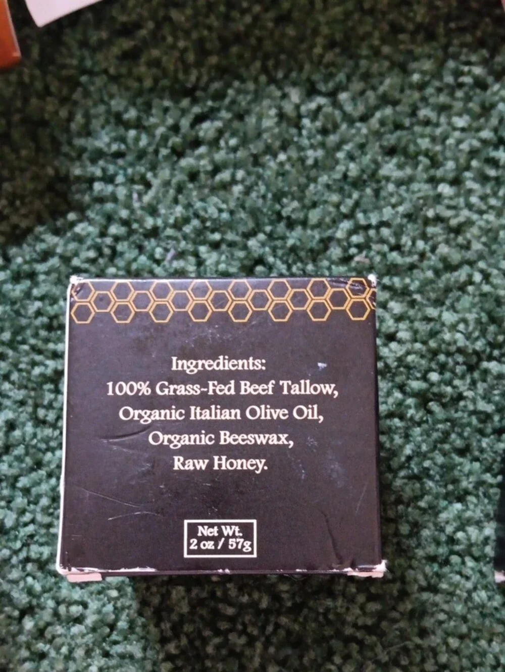 Terra Lotus Organic Tallow Honey Balm - Unscented 2oz. 2pk.